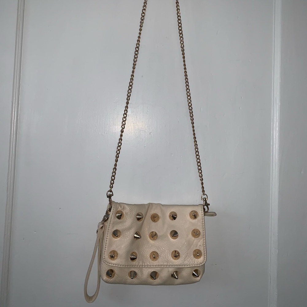 Crossbody studded purse